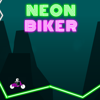 Moto Neon Biker